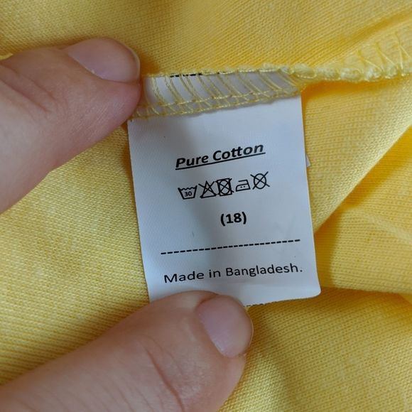 Nasty Gal Pure Cotton Crew Neck Lemon T Shirt NWT - Picture 7 of 7